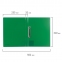 Папка на 2 кольцах BRAUBERG "Office", 32 мм, зеленая, до 250 листов, 0,5 мм, 227501 - 8