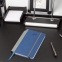 Ежедневник датированный 2022 А5 138x213 мм BRAUBERG "Mosaic", под кожу, карман для ручки, синий, 112802 - 7