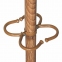 Вешалка-стойка "Квартет-ЗД", 1,79 м, основание 40 см, 4 крючка + место для зонтов, металл, вишня - 3