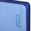 Ежедневник датированный 2022 А5 138x213 мм BRAUBERG "Metropolis Mix", под кожу, голубой, 112835 - 5
