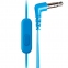 Наушники с микрофоном (гарнитура) SONY MDR-EX15AP, проводные, 1,2 м, вкладыши, стерео, голубые, MDREX15APLI.CE7 - 2