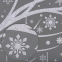 Украшение для окон и стекла ЗОЛОТАЯ СКАЗКА "Дерево в снежинках", 30х38 см, ПВХ, 591199 - 5