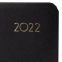 Ежедневник датированный 2022 МАЛЫЙ ФОРМАТ 100х150 мм А6, BRAUBERG "Select", балакрон, черный, 112925 - 5