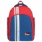 Рюкзак TIGER FAMILY (ТАЙГЕР), с ортопедической спинкой, для средней школы, универсальный, синий/красный, 39х31х22 см, TGRW18-A05 - 1