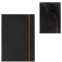 Обложка-чехол для паспорта FABULA "Brooklyn", натуральная кожа, контрастная отстрочка, черная, O.70.BR - 1