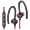 Наушники с микрофоном (гарнитура) DEFENDER OUTFIT B720, Bluetooth, беспроводные, черные с красным, 63721 - 1