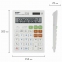 Калькулятор настольный STAFF STF-555-WHITE (205х154 мм), CORRECT, TAX, 12 разрядов, двойное питание, 250305 - 7