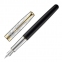 Ручка перьевая PARKER "Sonnet Reflection GT", корпус черный, позолоченные детали, черная, 2054834 - 1