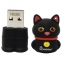 Флеш-диск сувенирный 16 GB, SMARTBUY Wild "Котенок", USB 2.0, черный, SB16GBCatK - 2
