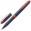 Ручка-роллер SCHNEIDER "One Business", КРАСНАЯ, корпус темно-синий, узел 0,8 мм, линия письма 0,6 мм, 183002 - 1