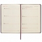 Еженедельник датированный 2022 А5 145х215 мм BRAUBERG "Profile", балакрон, коричневый, 112878 - 4