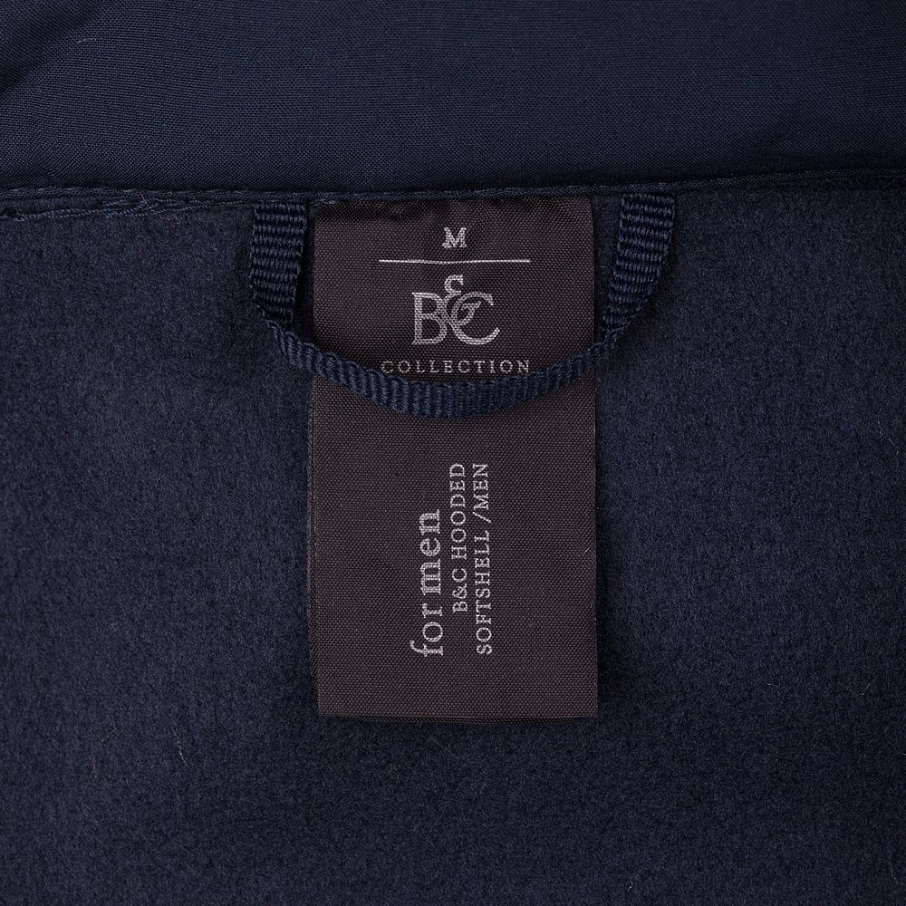 Куртка мужская Hooded Softshell темно-синяя - 15