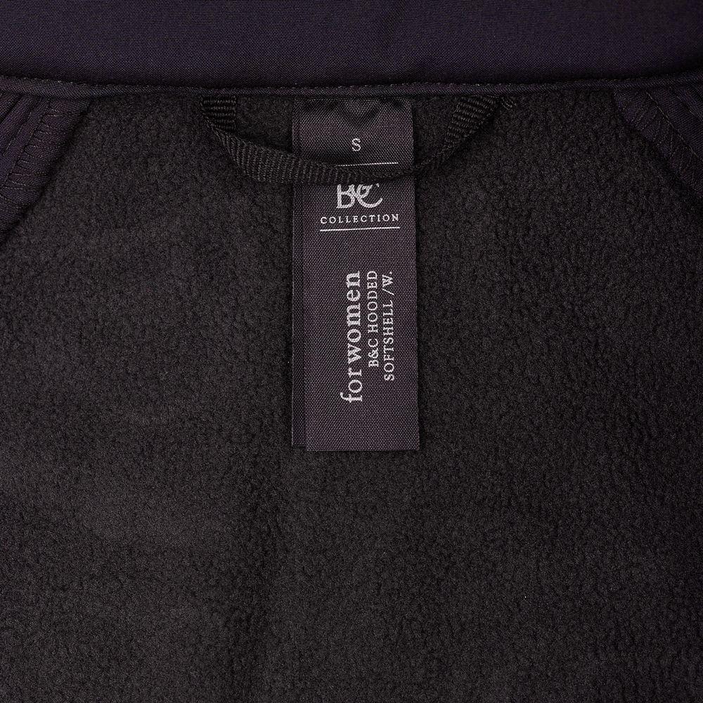 Куртка женская Hooded Softshell черная - 14