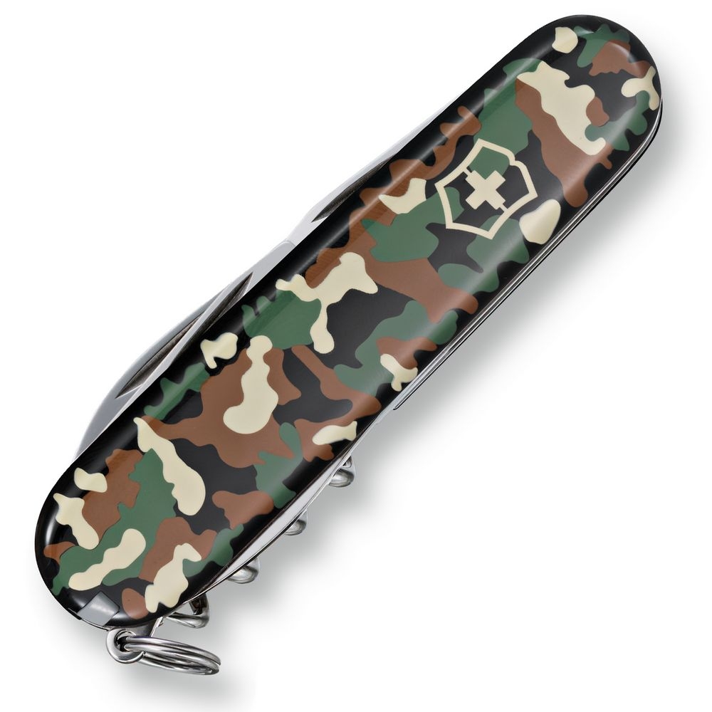 Офицерский нож Spartan 91, зеленый камуфляж - 1