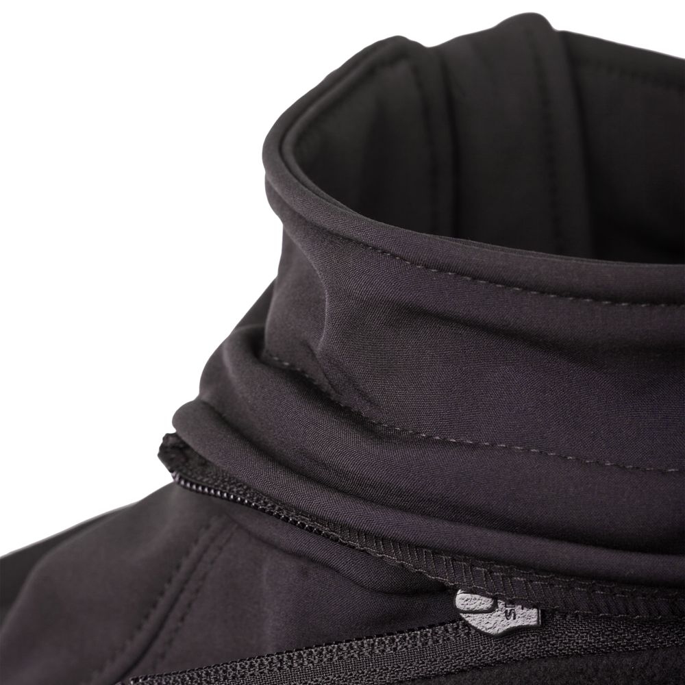 Куртка женская Hooded Softshell черная - 7