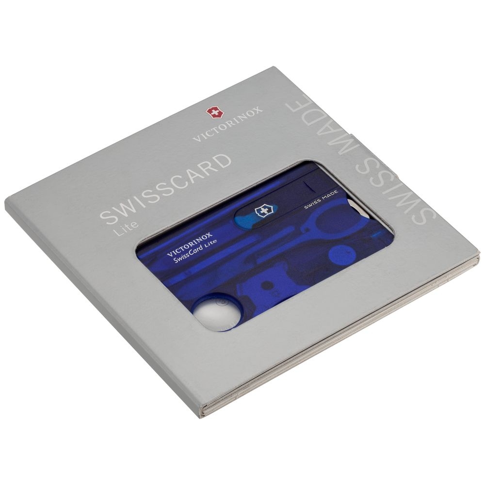 Набор инструментов SwissCard Lite, синий - 7