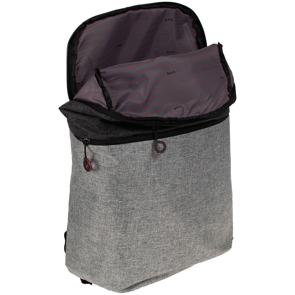 Рюкзак для ноутбука Burst Argentum, серый с темно-серым - 5