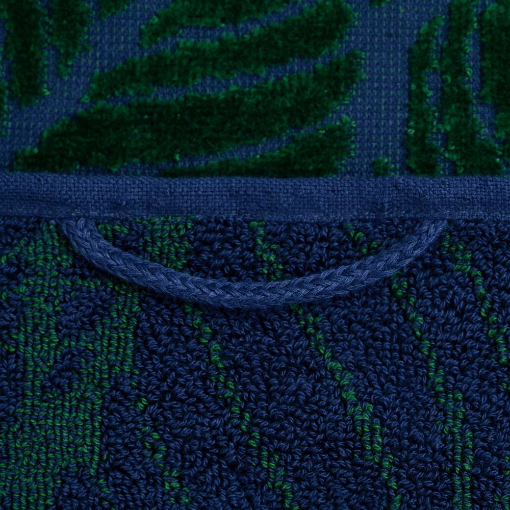Полотенце In Leaf, малое, синее с зеленым - 4