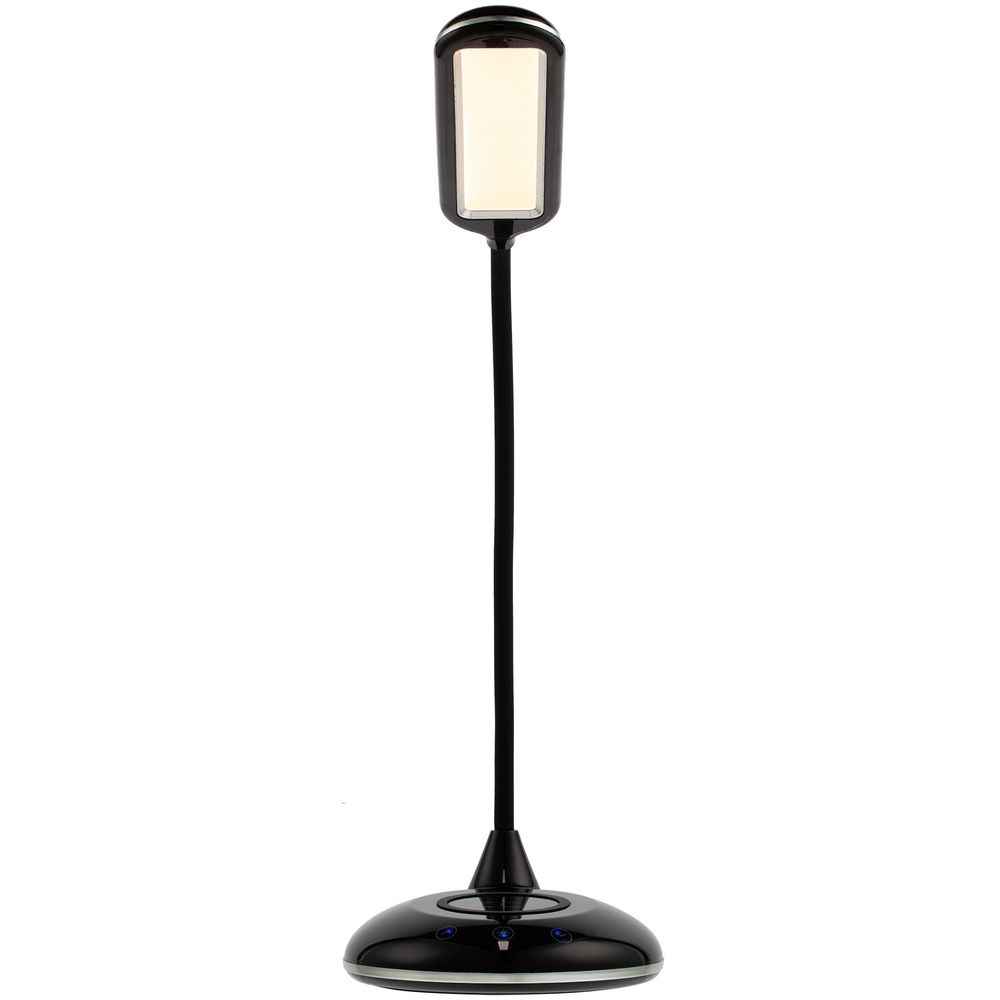 Лампа с беспроводной зарядкой Bright Helper, черная - 1