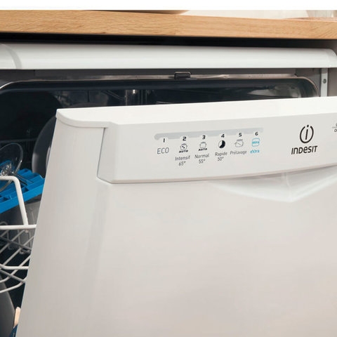 Посудомоечная машина INDESIT DFG26B10EU, 13 комплектов, 6 программ мойки, 60х60х85, белая - 3