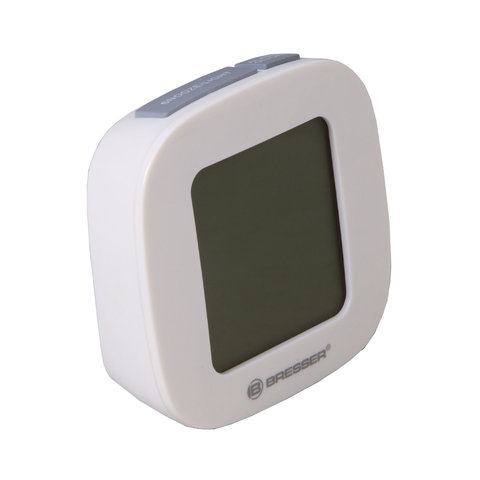 Термометр для ванной комнаты BRESSER MyTemp WTM, цифровой, сенсорный термодатчик воды, будильник, белый, 73272 - 1