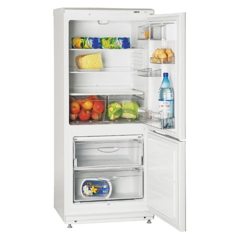 Холодильник ATLANT ХМ 4008-022, двухкамерный, объем 244 л, нижняя морозильная камера 76л, белый - 2