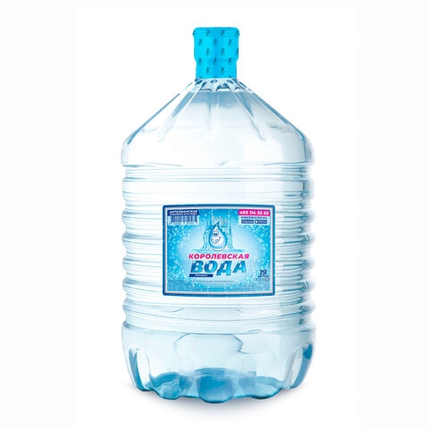 Вода питьевая для кулера негазированная КОРОЛЕВСКАЯ ВОДА 19 л, одноразовая бутыль - 1