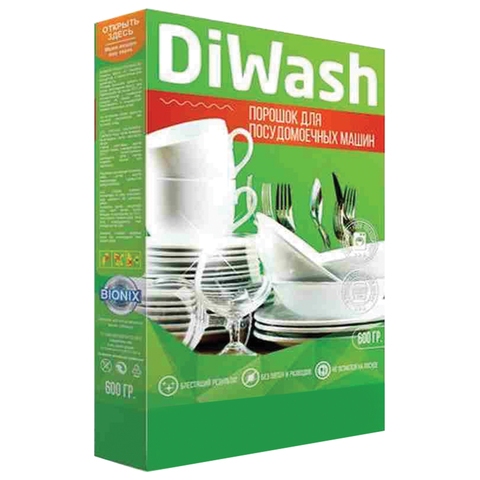 Порошок для мытья посуды в посудомоечных машинах 600 г DIWASH (Дивош) - 1