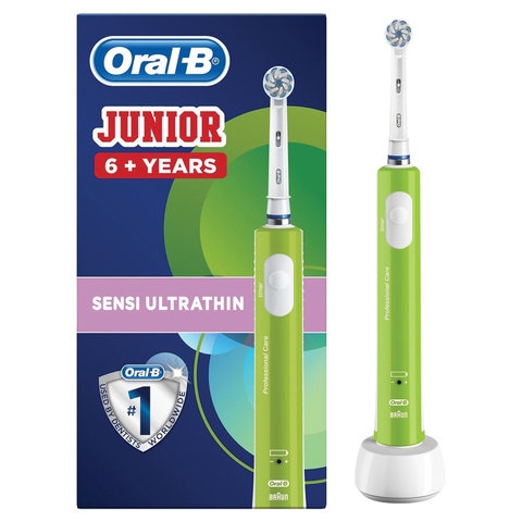 Зубная щетка электрическая детская ORAL-B (Орал-би) "Junior", 6+ лет, D16.513.1, 53019222 - 1