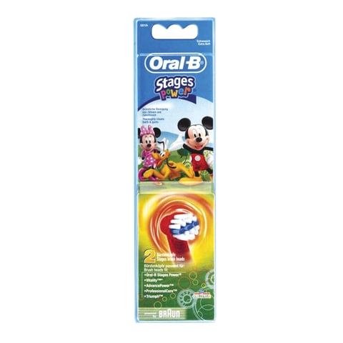 Насадки для электрической зубной щетки ORAL-B (Орал-би) Kids Stages Power EB10, КОМПЛЕКТ 2 шт - 2