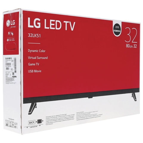 Телевизор LG 32LK510B, 32" (81 см), 1366х768, HD, 16:9, черный - 8