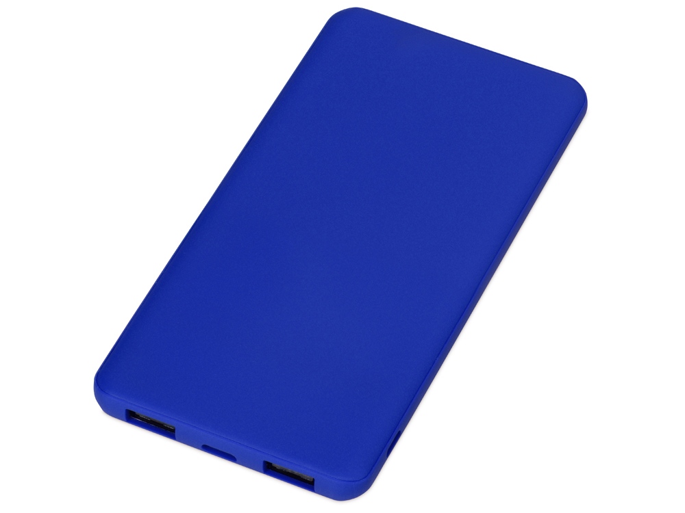 Портативное зарядное устройство «Reserve» с USB Type-C, 5000 mAh, синий, пластик с покрытием soft-touch - 406558