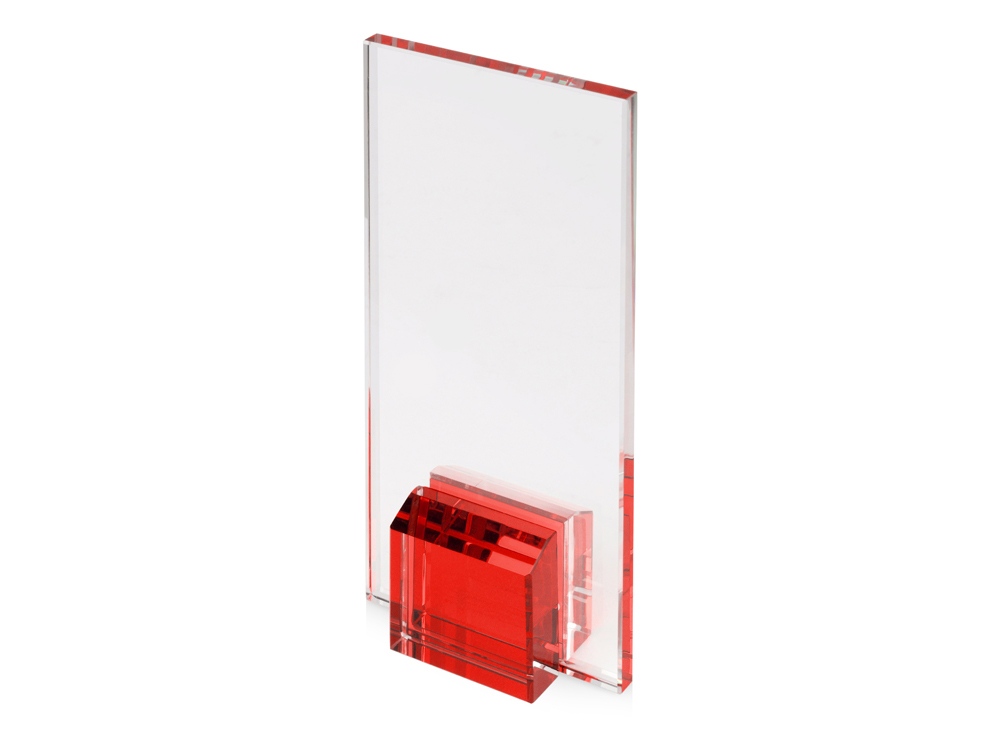 Награда «Galant», прозрачный/красный, стекло - 407233