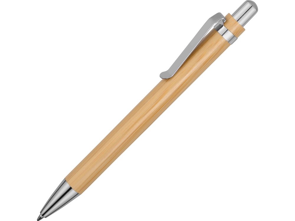 Ручка шариковая «Bamboo», натуральный, бамбук/металл - 407255