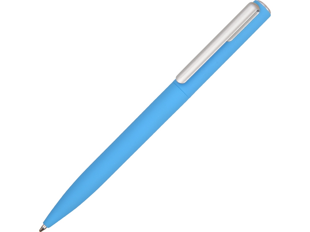 Ручка пластиковая шариковая «Bon» soft-touch, голубой, пластик