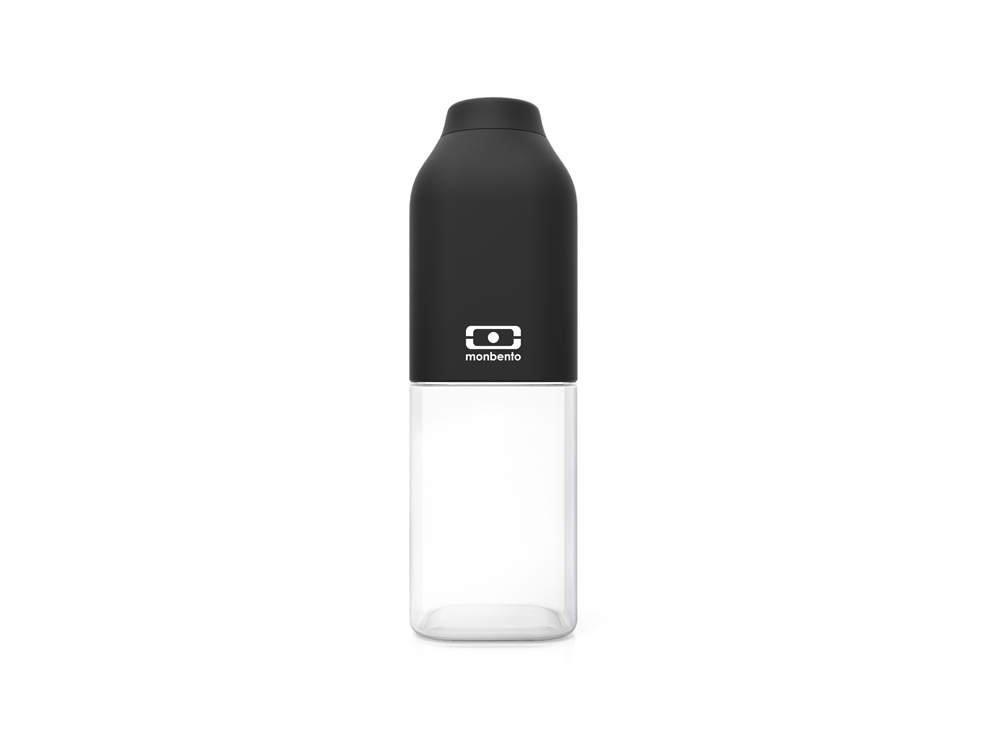 Бутылка спортивная «MB Positive», 500 мл, черный/прозрачный, пластик Tritan - 407284