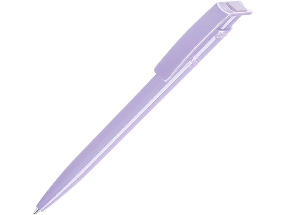 Ручка шариковая из переработанного пластика «Recycled Pet Pen», светло-фиолетовый, пластик
