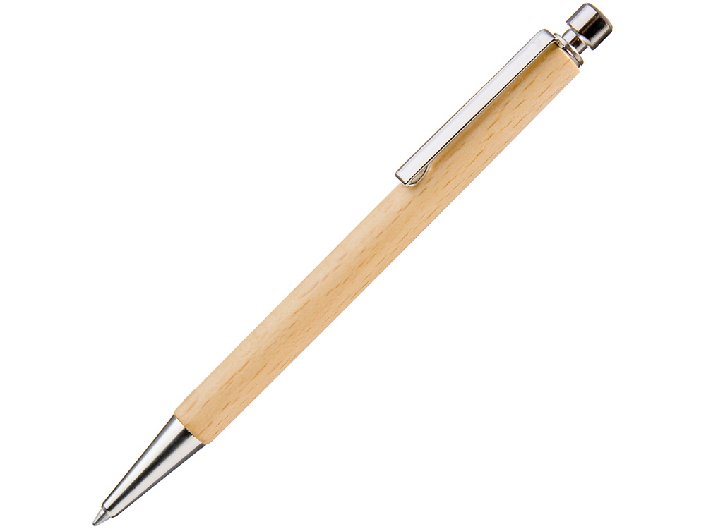 Ручка шариковая деревянная «Calibra S», светло-коричневый, дерево, металл