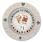 Фишки для игры в покер Tournament с номиналом 1 (25 шт) - 209765