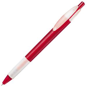 X-1 FROST GRIP, ручка шариковая, фростированный красный/белый, пластик - 204435