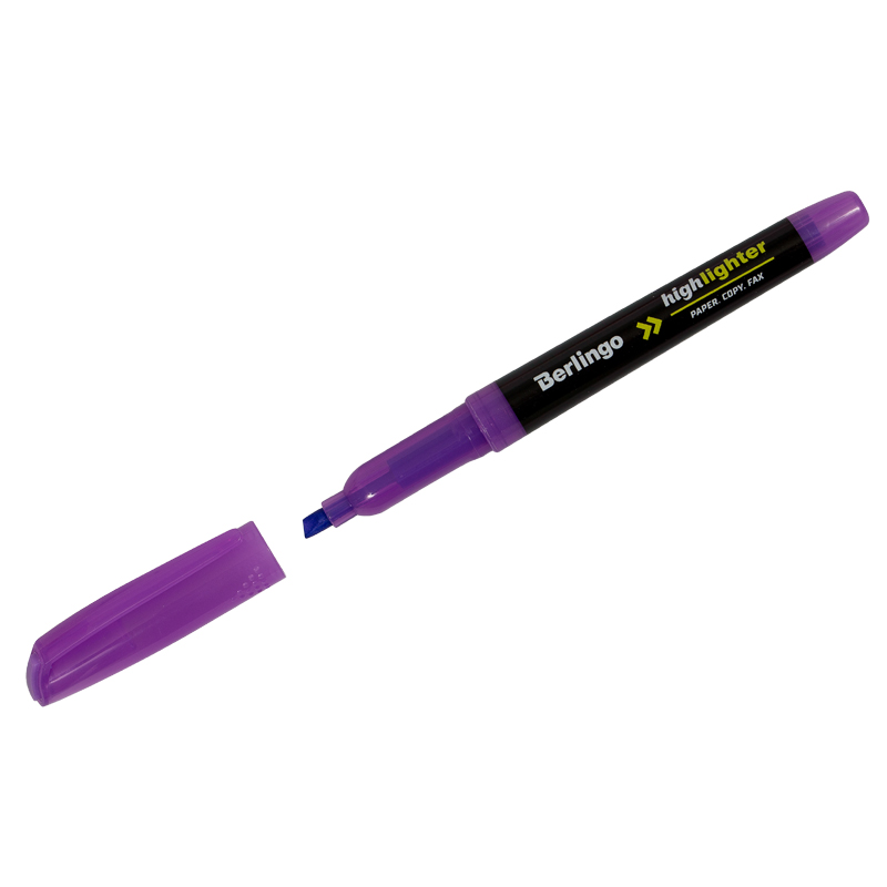 Текстовыделитель Berlingo "Hyper" фиолетовый, 0,5-4мм