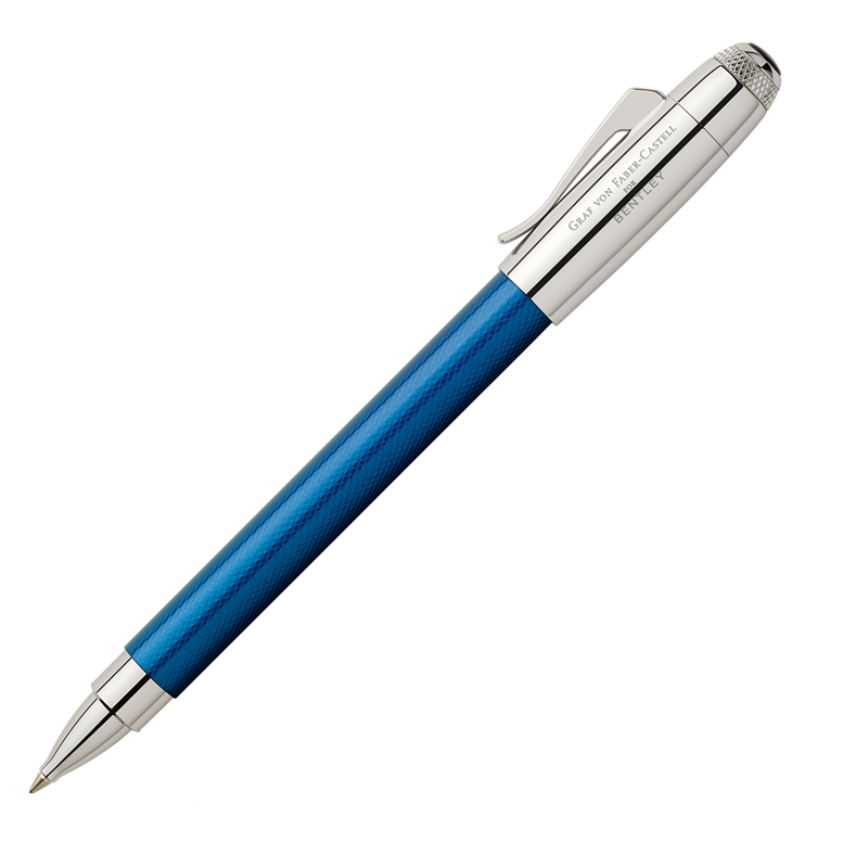 Ручка-роллер Graf von Faber-Castell "Bentley Sequin Blue" черная, подар. уп. - 408038