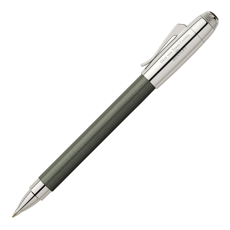Ручка-роллер Graf von Faber-Castell "Bentley Tungsten" черная, подар. уп. - 408039