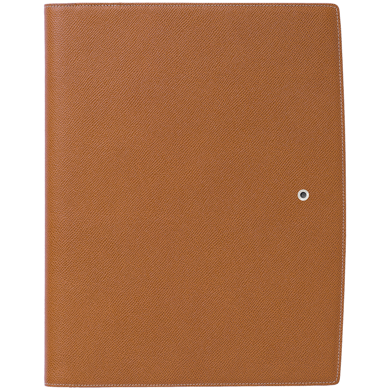 Папка для блокнота Graf von Faber-Castell "Epsom" А4, натуральная кожа, коньячный цвет - 408053
