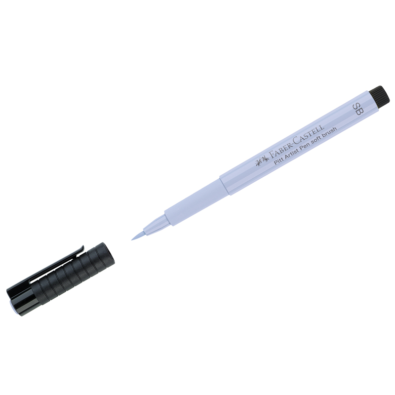 Ручка капиллярная Faber-Castell "Pitt Artist Pen Soft Brush" цвет 220 светлый индиго, кистевая