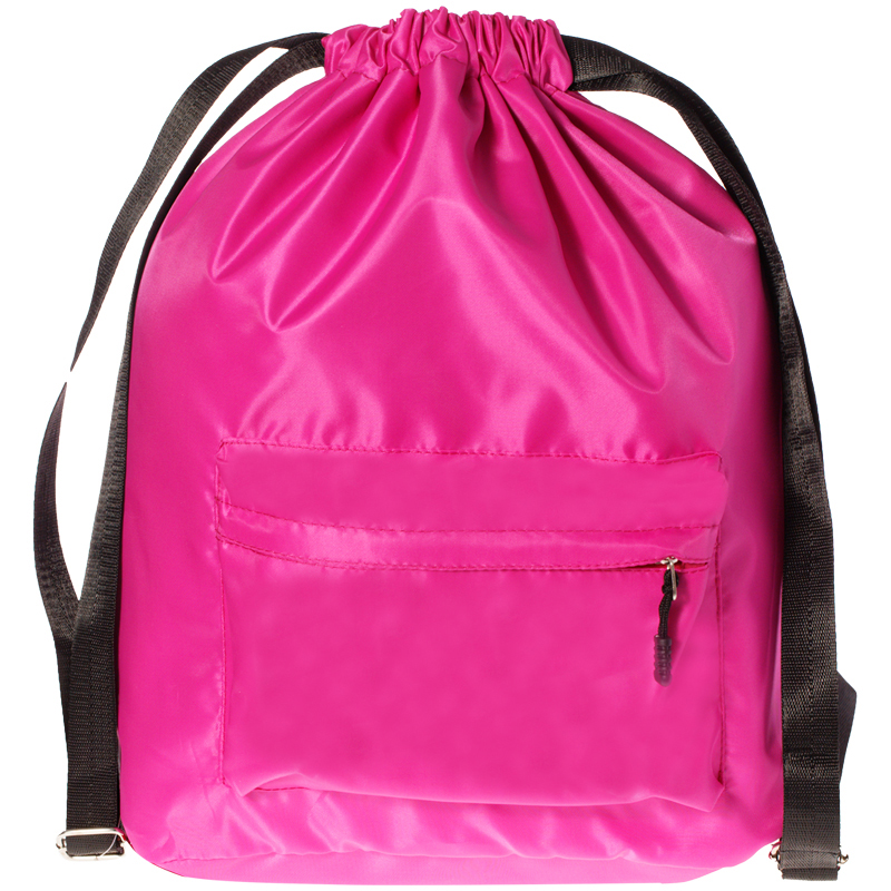 Рюкзак-мешок ArtSpace, 43*43см, 1 отделение, 2 кармана, розовый - 435544