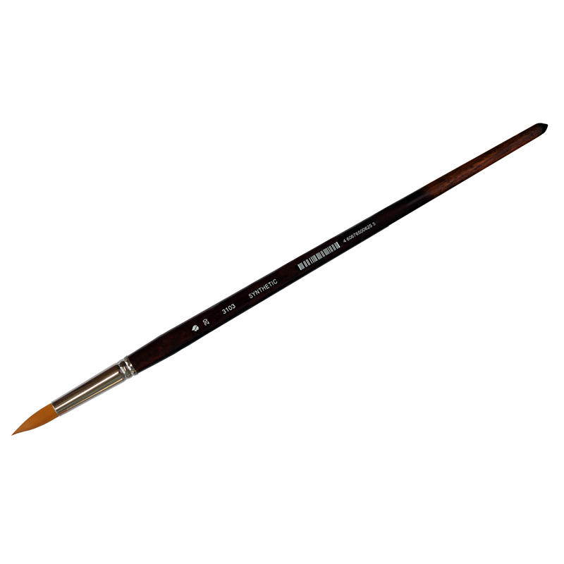 Кисть синтетика, ХМ, удлиненная ручка, круглая №20 - 410465