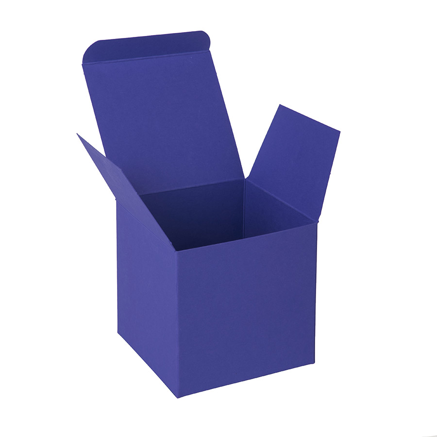 Коробка подарочная CUBE; синий, 9х9х9 см, картон - 204224