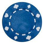 Фишки для игры в покер без номинала синие (25шт)
