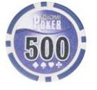 Фишки для игры в покер NUTS номиналом 500 (25шт)